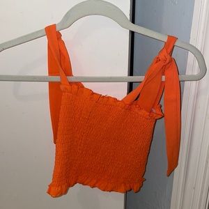 orange cute tank top